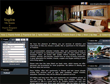 Tablet Screenshot of kingdomvillarentals.com